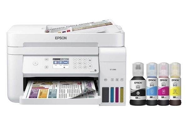 epson ecotank 3760- best sublimation printer for heat transfer