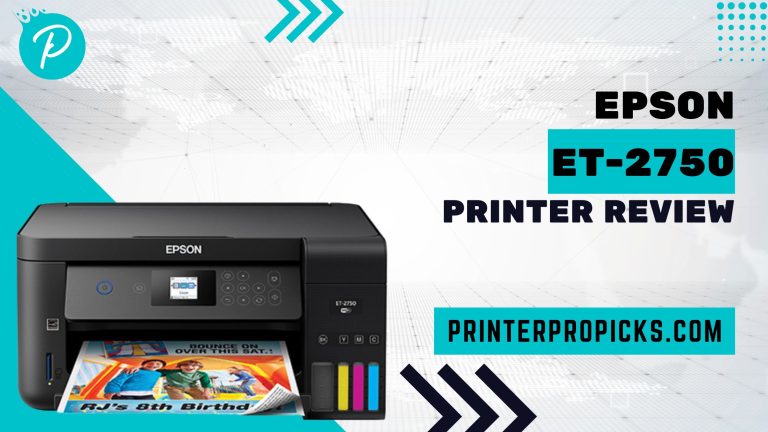 Epson EcoTank ET-2750 Review