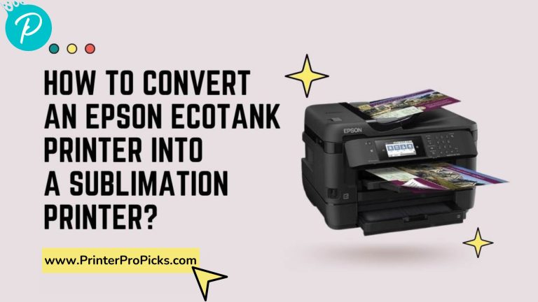 How to Convert an Epson Ecotank Printer into a Sublimation Printer