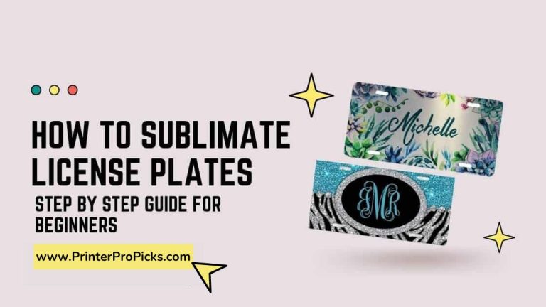 How to sublimate license plate