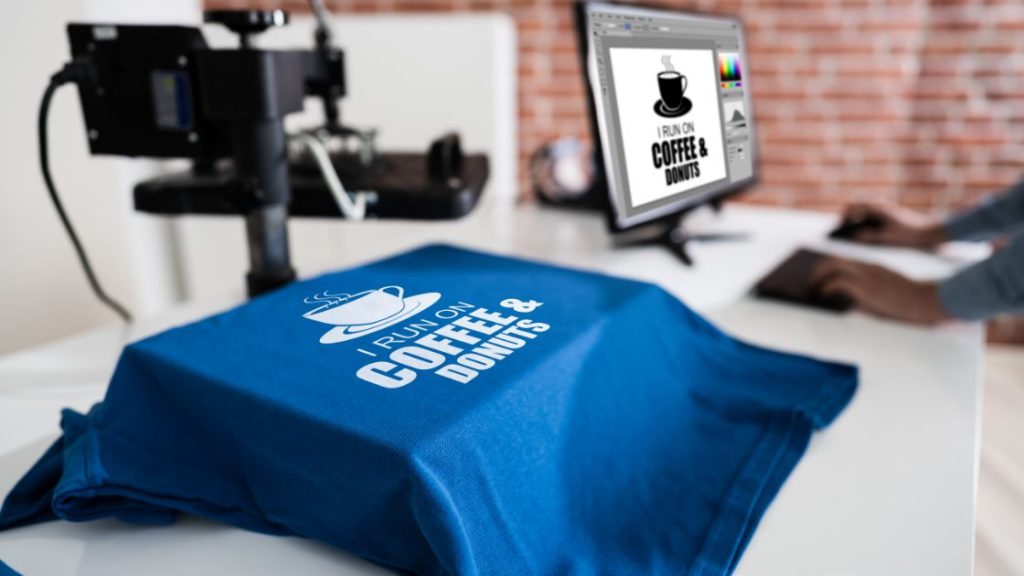 shirt printing using heat press
